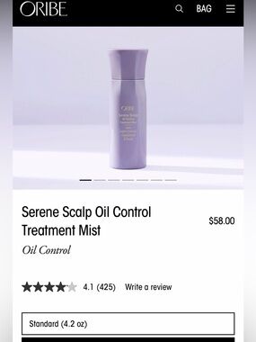 Oribe Serene Scalp Oil Control Mist  BNIB